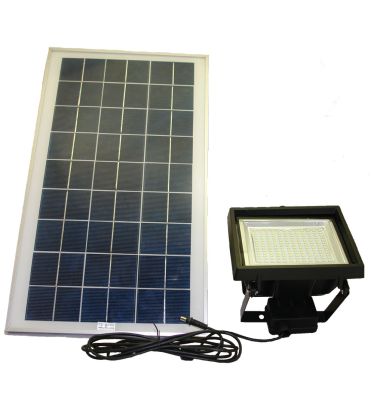 156 SMD LED Commercial-Plus Solar Extended Flood Light - Remote Control / Timer